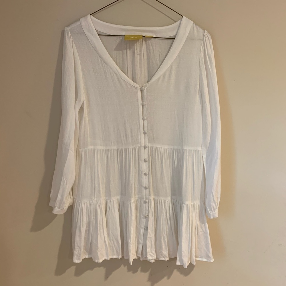 Anthropologie Maeve Boho long sleeves top